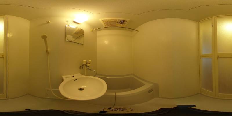 パノラマ画像バスルーム