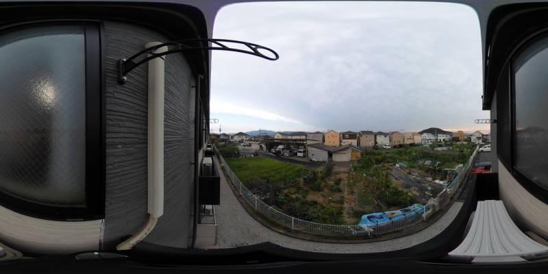 パノラマ画像バルコニー