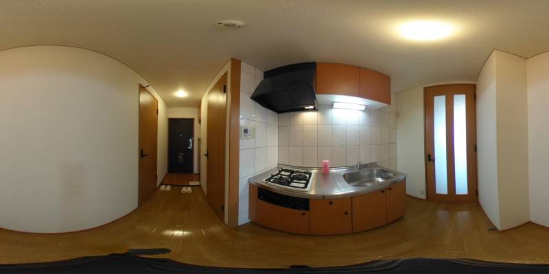 パノラマ画像キッチン