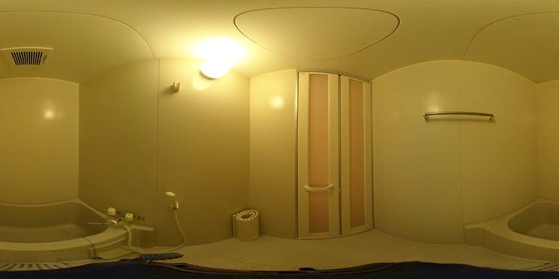 パノラマ画像バスルーム