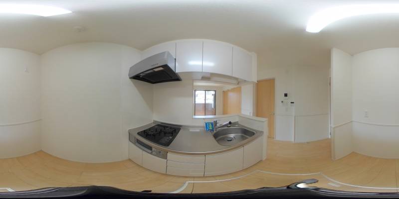 パノラマ画像キッチン