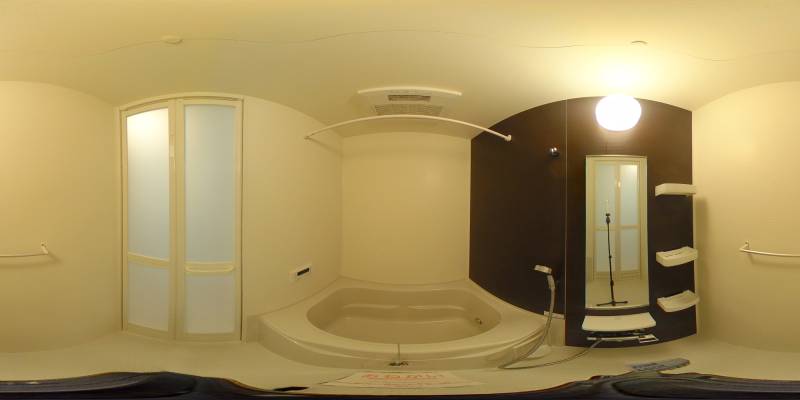 パノラマ画像バスルーム