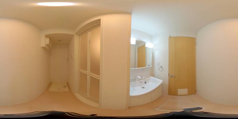 パノラマ画像洗面所