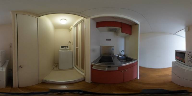 パノラマ画像キッチン