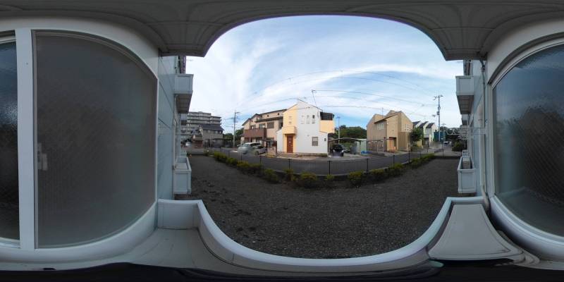 パノラマ画像バルコニー