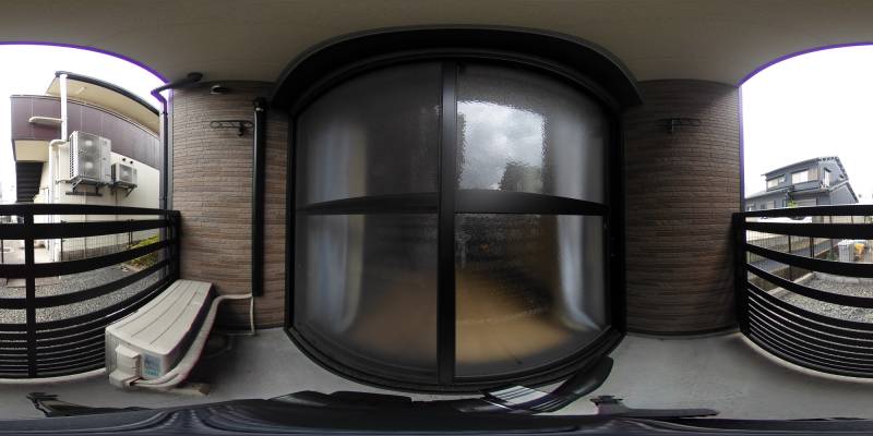 パノラマ画像バルコニー