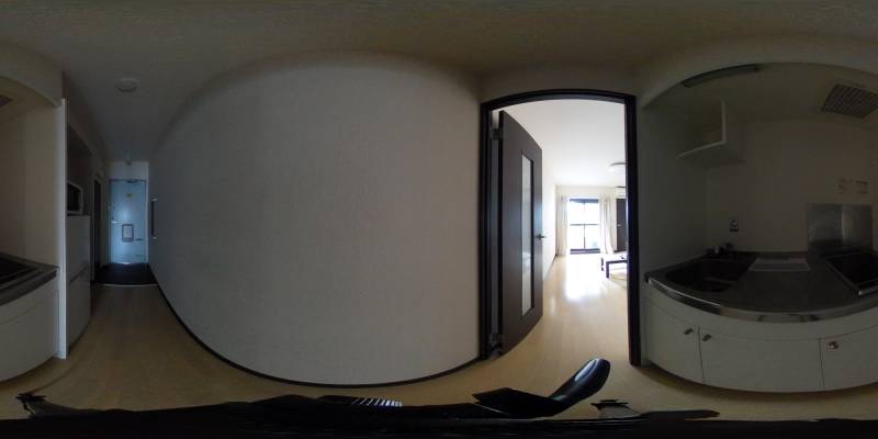 パノラマ画像キッチン