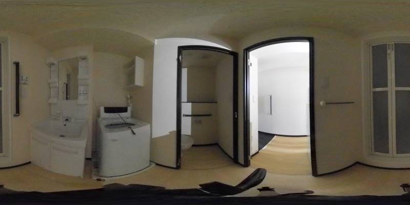 パノラマ画像洗面所