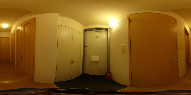 パノラマ画像玄関