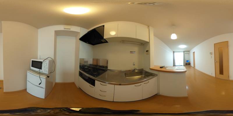 パノラマ画像キッチン
