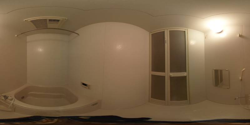 パノラマ画像バスルーム