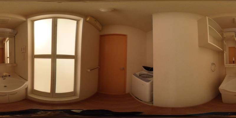 パノラマ画像洗面所