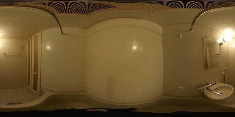 パノラマ画像バスルーム