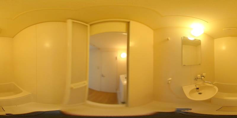 パノラマ画像バスルーム