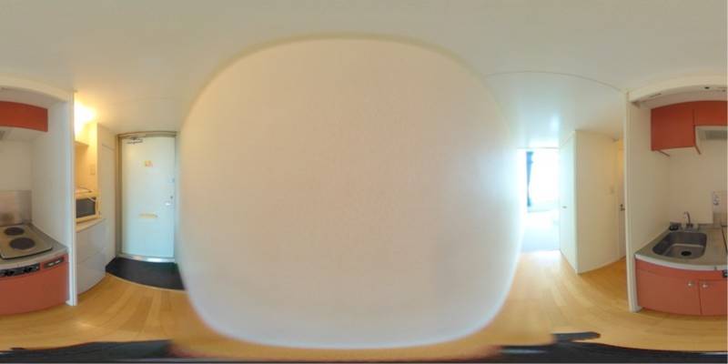 パノラマ画像キッチン