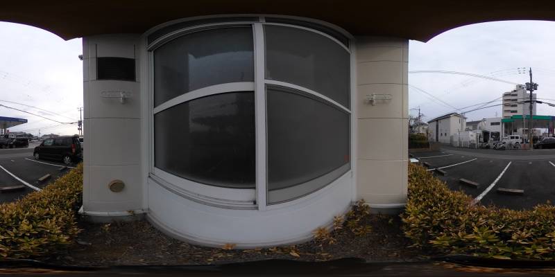 パノラマ画像バルコニー