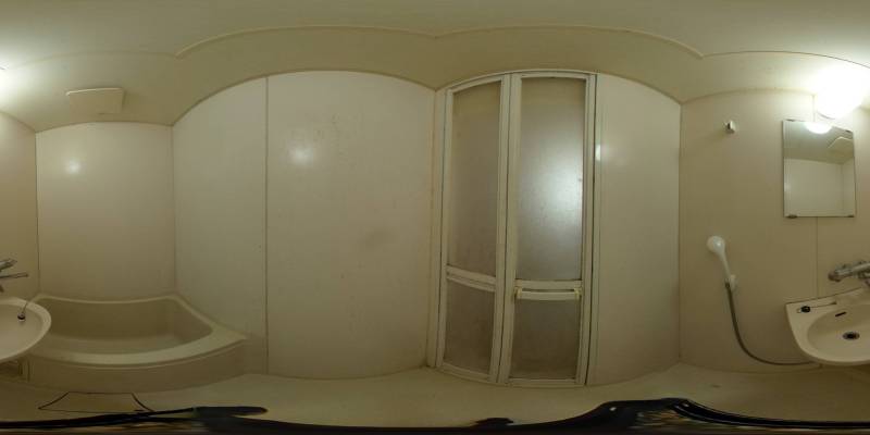 パノラマ画像バスルーム