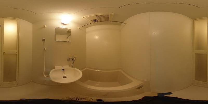 パノラマ画像バスルーム