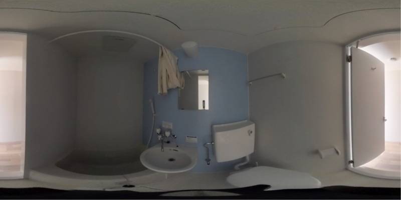 パノラマ画像バスルーム