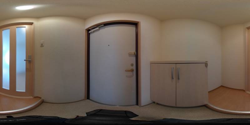 パノラマ画像玄関