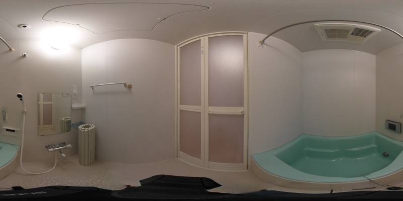 パノラマ画像バスルーム