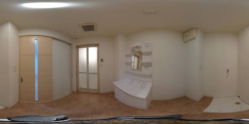 パノラマ画像洗面所