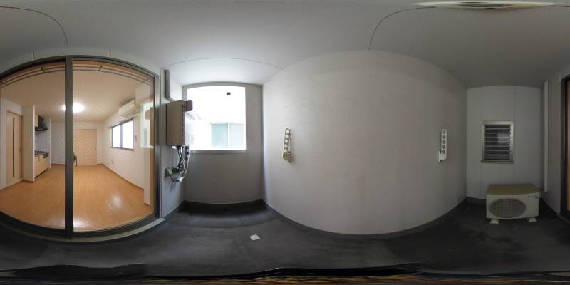 パノラマ画像バルコニー