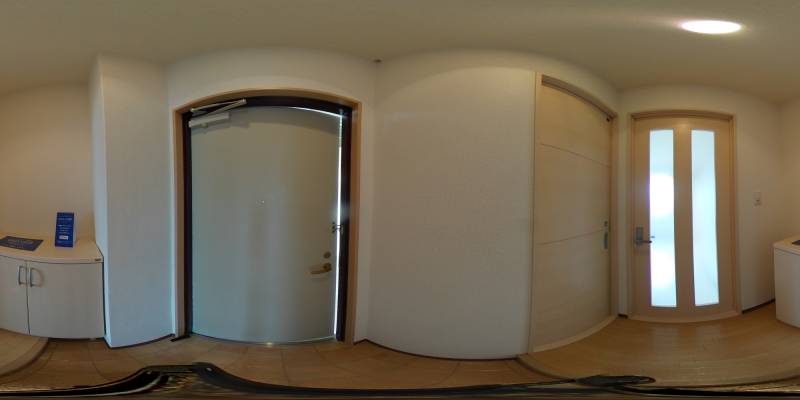 パノラマ画像玄関