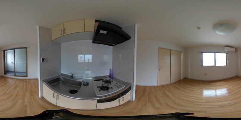 パノラマ画像キッチン