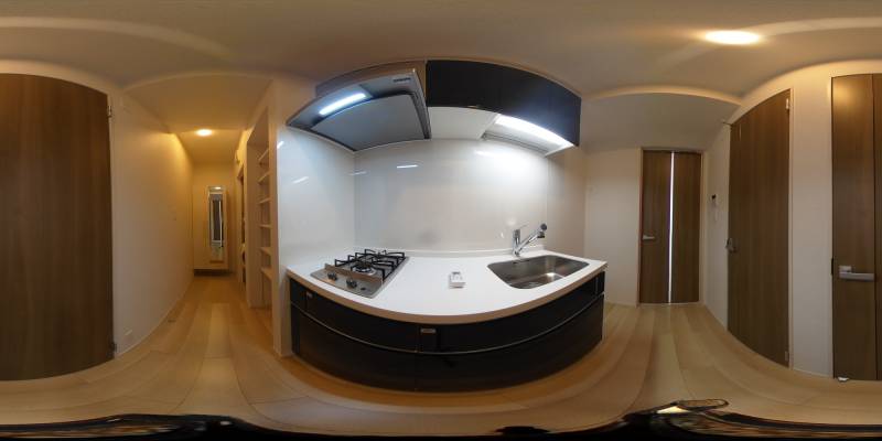 パノラマ画像キッチン