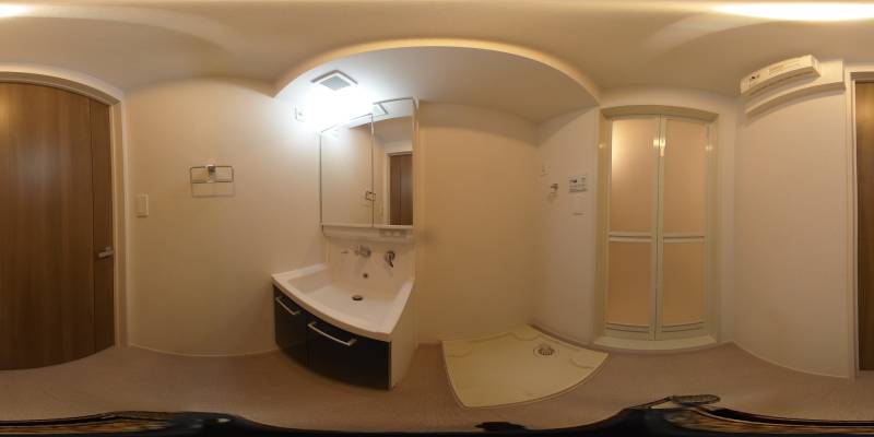 パノラマ画像洗面所