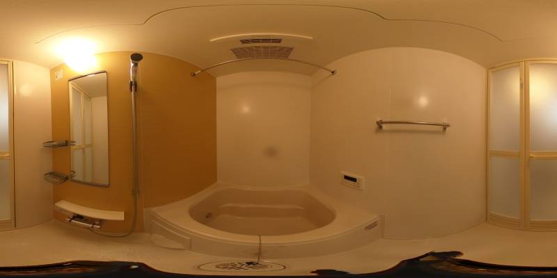 パノラマ画像バスルーム