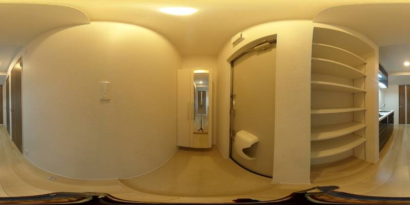 パノラマ画像玄関