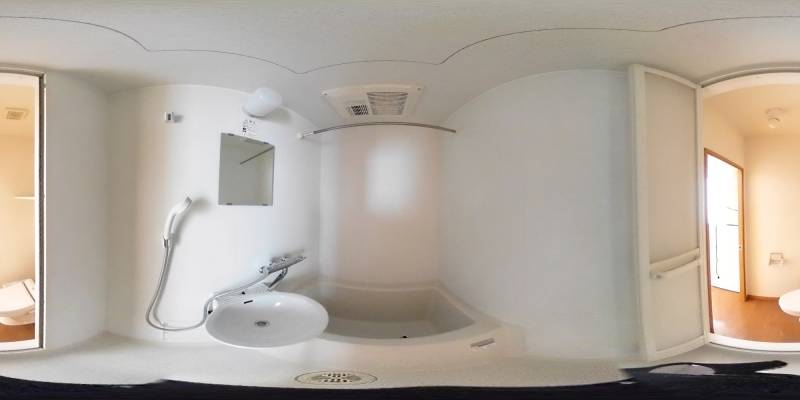 パノラマ画像バスルーム