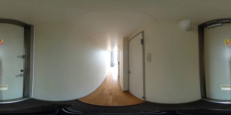 パノラマ画像玄関