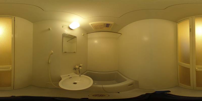 パノラマ画像バスルーム