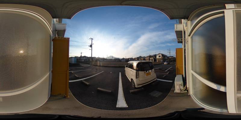 パノラマ画像バルコニー