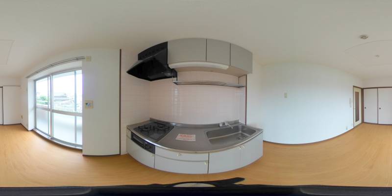 パノラマ画像キッチン