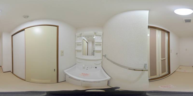 パノラマ画像洗面所
