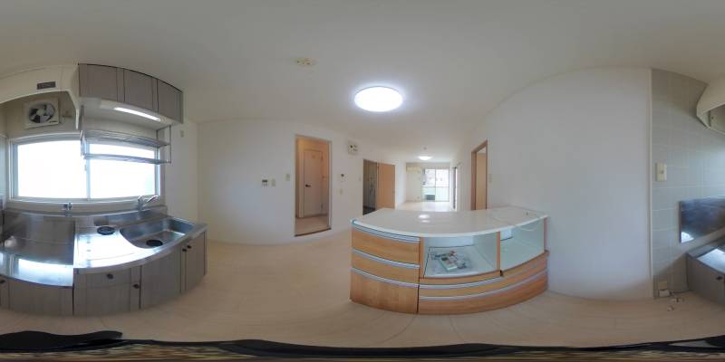 パノラマ画像キッチン