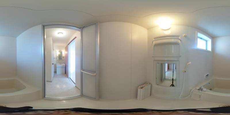 パノラマ画像バスルーム