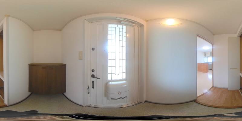 パノラマ画像玄関