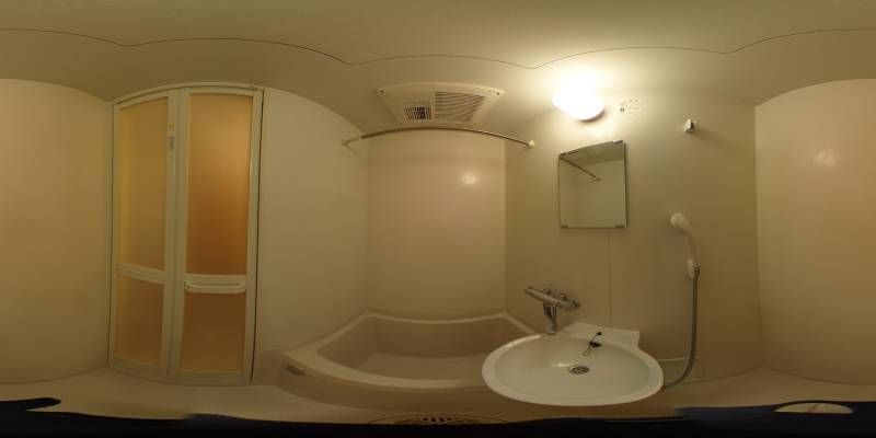 パノラマ画像バスルーム