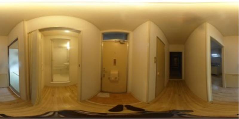 パノラマ画像玄関