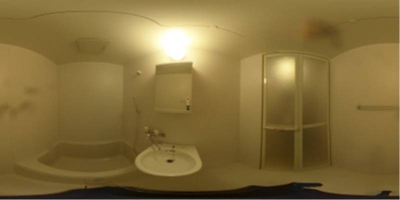 パノラマ画像バスルーム