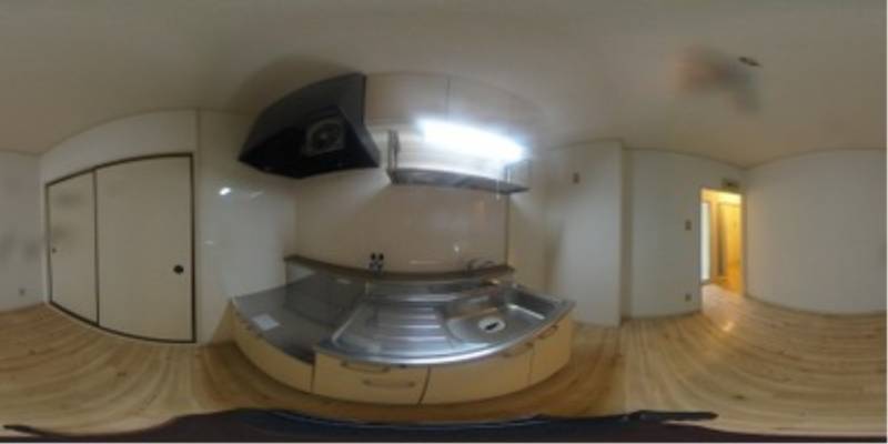 パノラマ画像キッチン