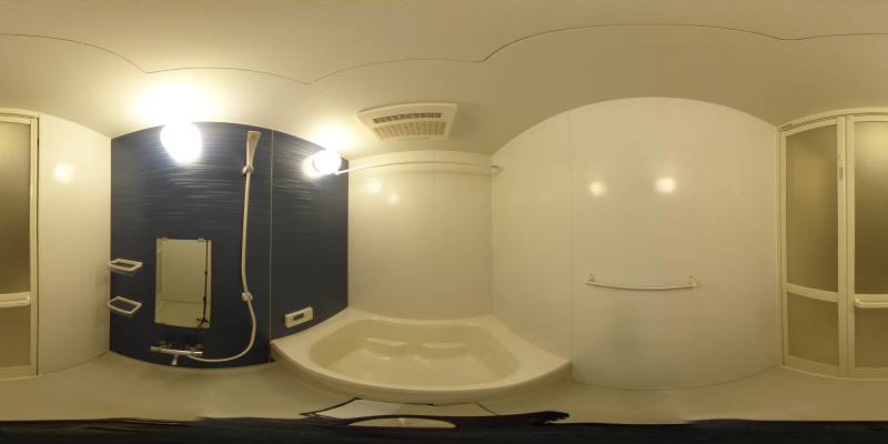 パノラマ画像バスルーム