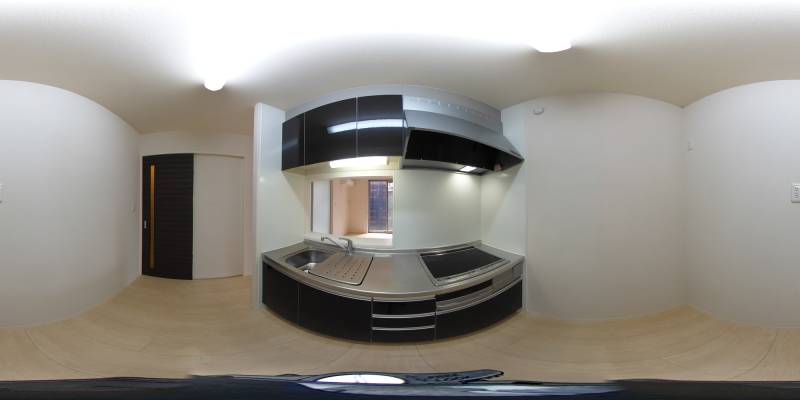 パノラマ画像キッチン