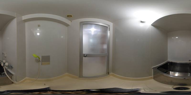 パノラマ画像バスルーム