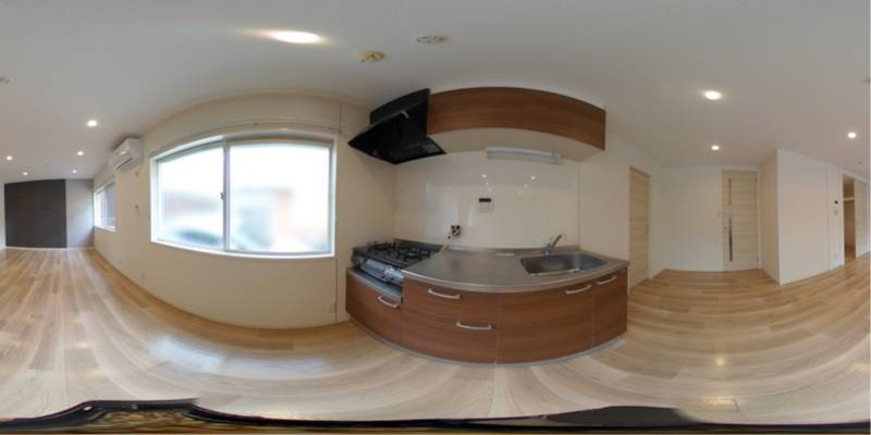 パノラマ画像キッチン